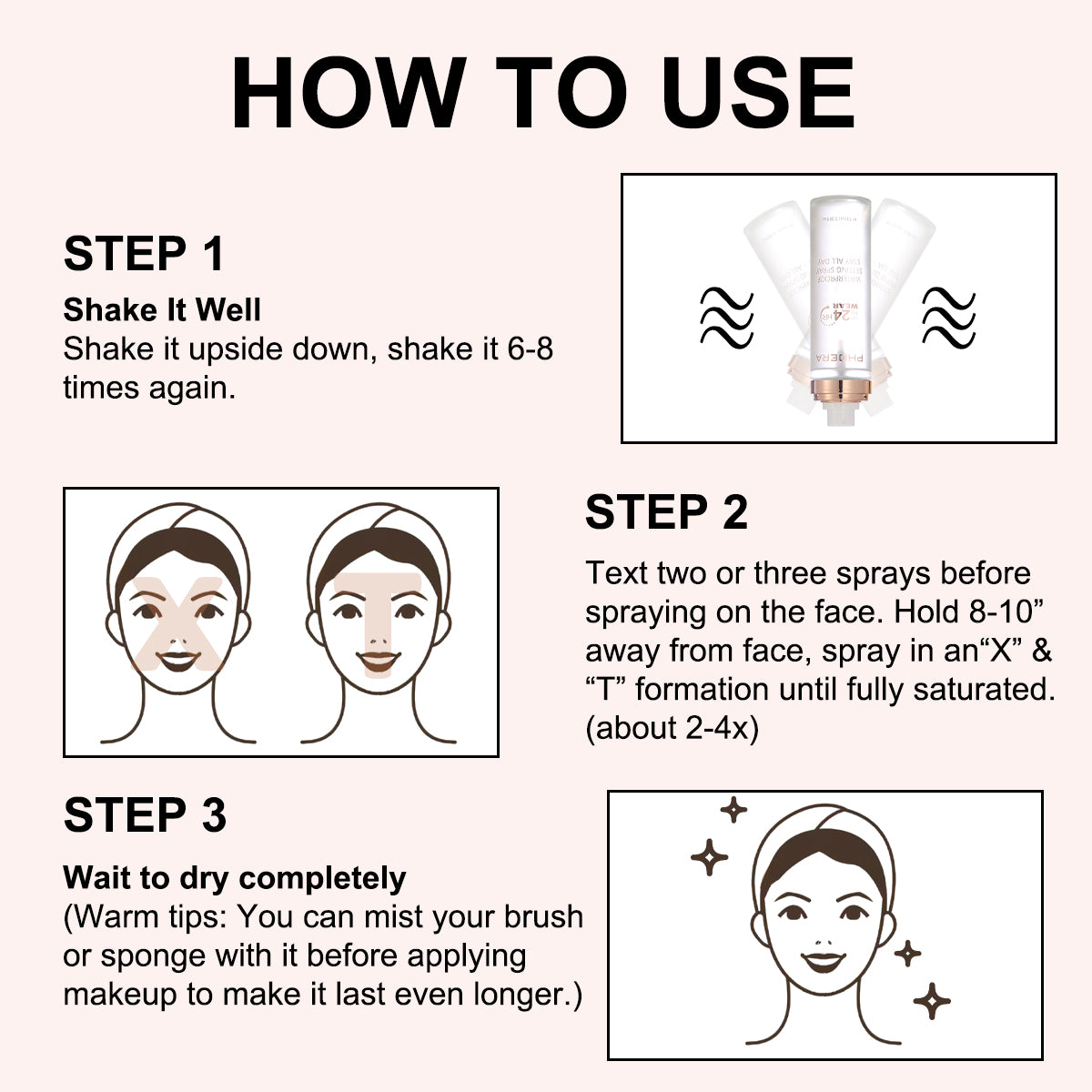 PHOERA Waterproof Makeup Setting Spray