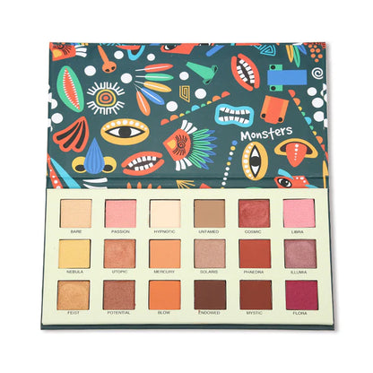 Highly Pigmented Eyeshadow X18 Palette - Phoera