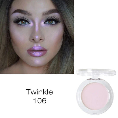 CREAM HIGHLIGHTER FACE CONTOUR SOO GLOW SHIMMER BRIGHTEN POWDER PALETTE