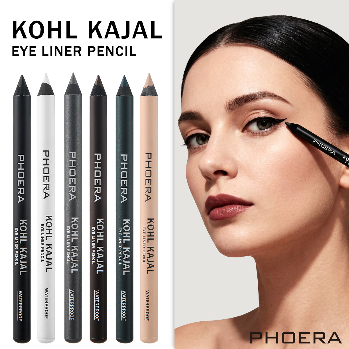 PHOERA Kohl Kajal Eyeliner Pencil