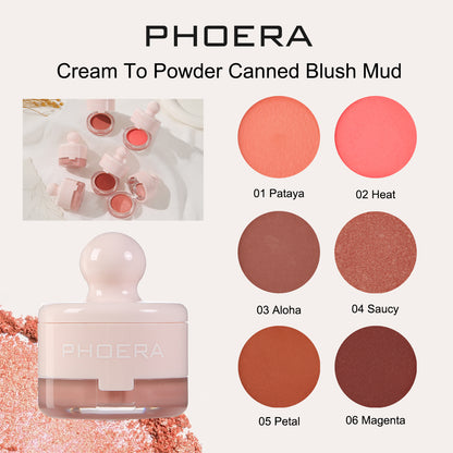 Cream to Powder Canned Blush Mud