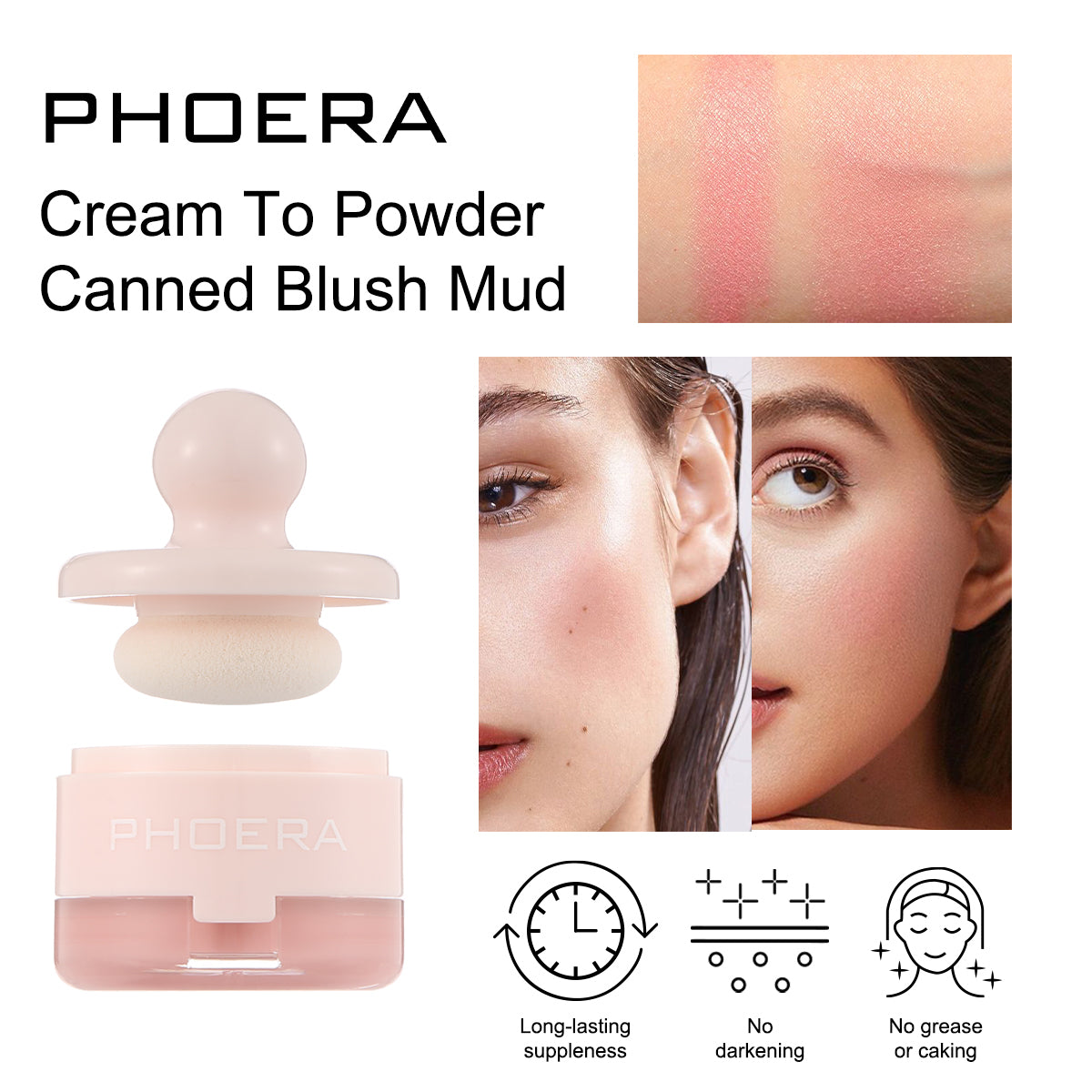Cream to Powder Canned Blush Mud