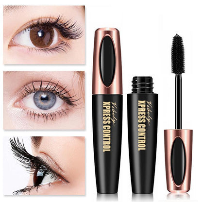 Vibely 4D Silk Fiber Eyelash Mascara Long-lasting Extension Makeup