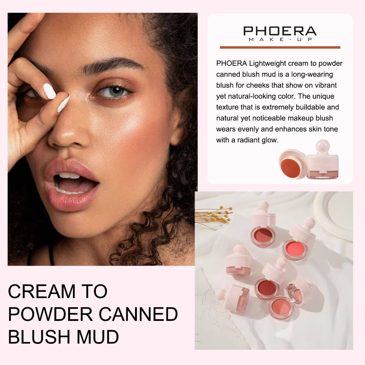 Cream to Powder Canned Blush Mud