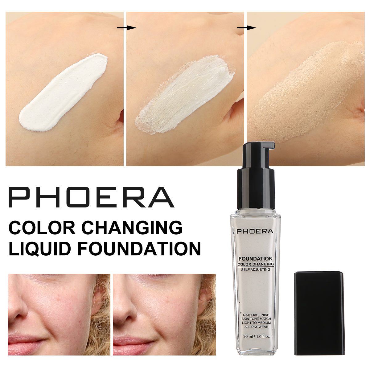 Color Changing Liquid Foundation