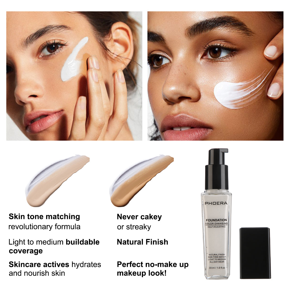 Color Changing Liquid Foundation