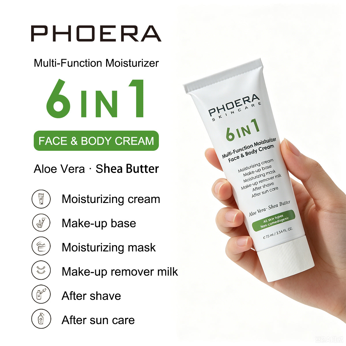 PHOERA Multi-Function Moisturizer Face&Body Cream