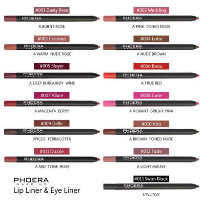 MATTE LIPLINER AND EYELINER KIT