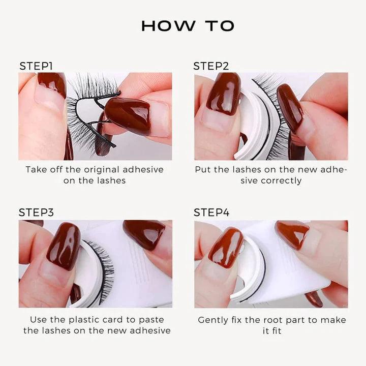 Reusable Adhesive Eyelashes