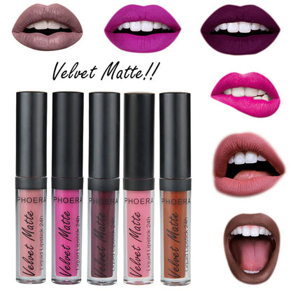 VELVET MATTE LIQUID LIPGLOSS LIPSTICK