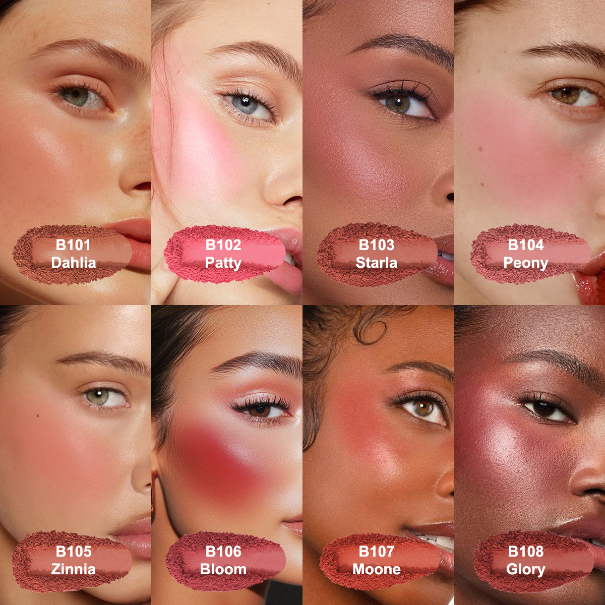 PHOERA Radiant Matte Powder Blush