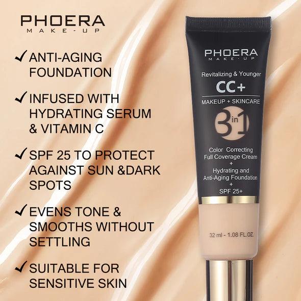 PHOERA Anti-Aging Color Correcting Cream Foundation