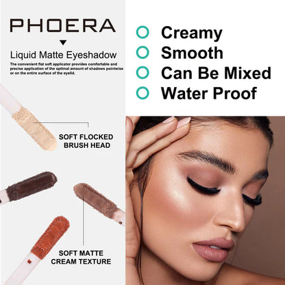 PHOERA Liquid Matte Eyeshadow