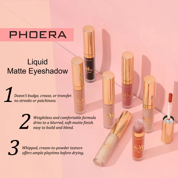 PHOERA Liquid Matte Eyeshadow