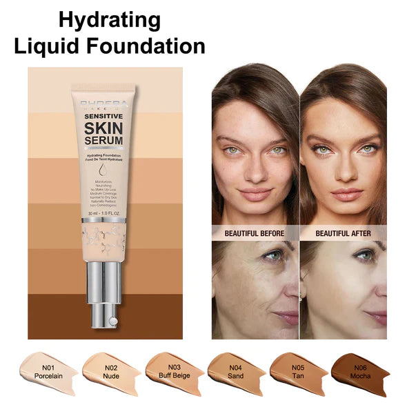 PHOERA Hydrating Skincare Foundation with Hyaluronic acid