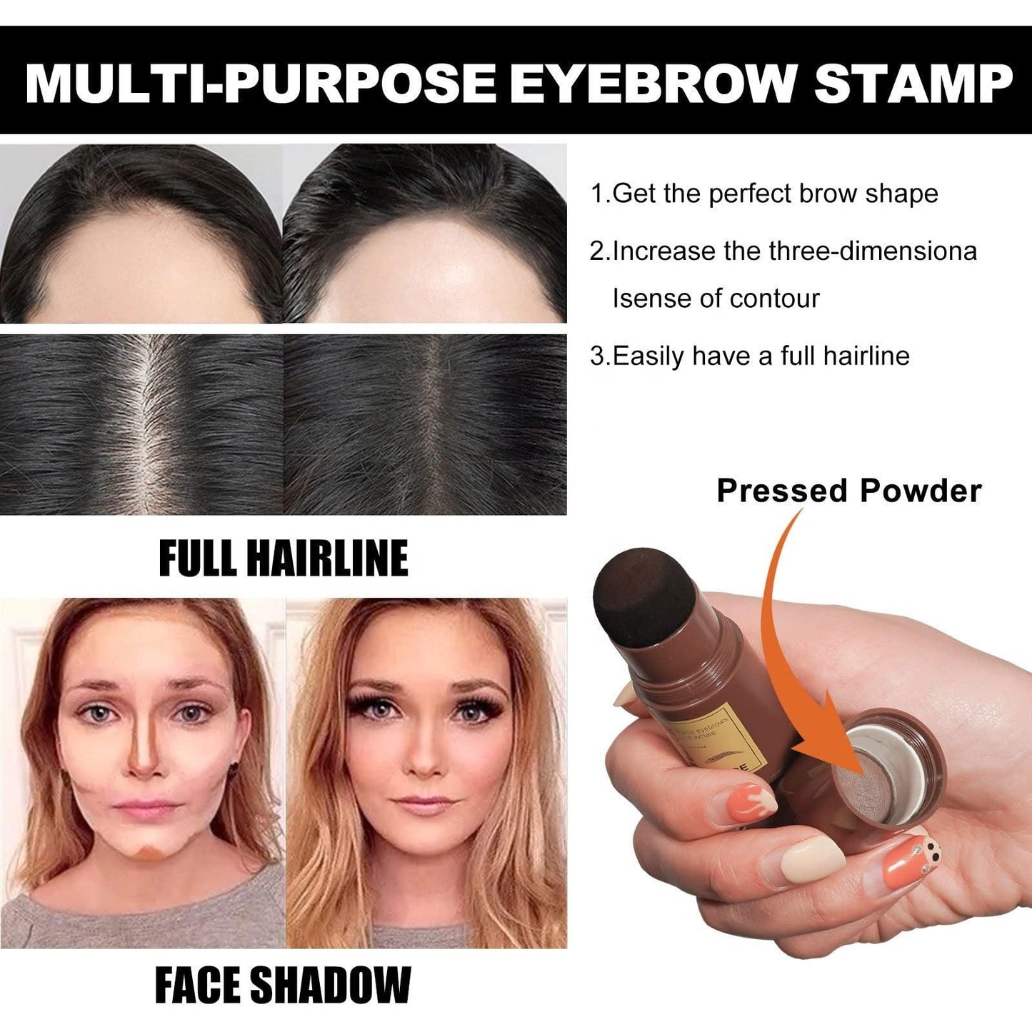 Phoera One Step Eyebrow Stamp