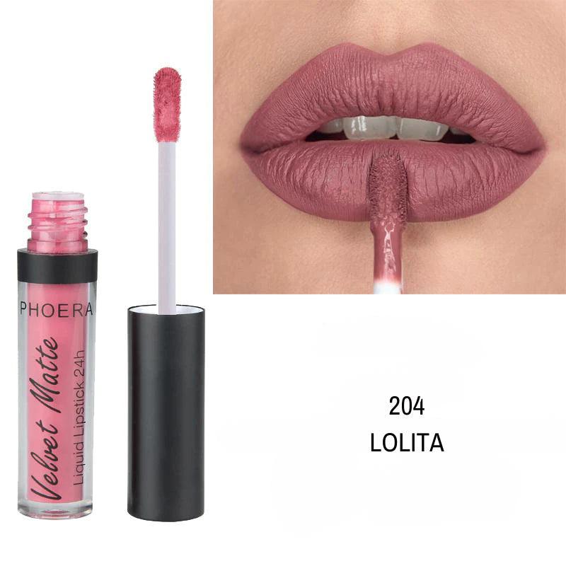 VELVET MATTE LIQUID LIPGLOSS LIPSTICK